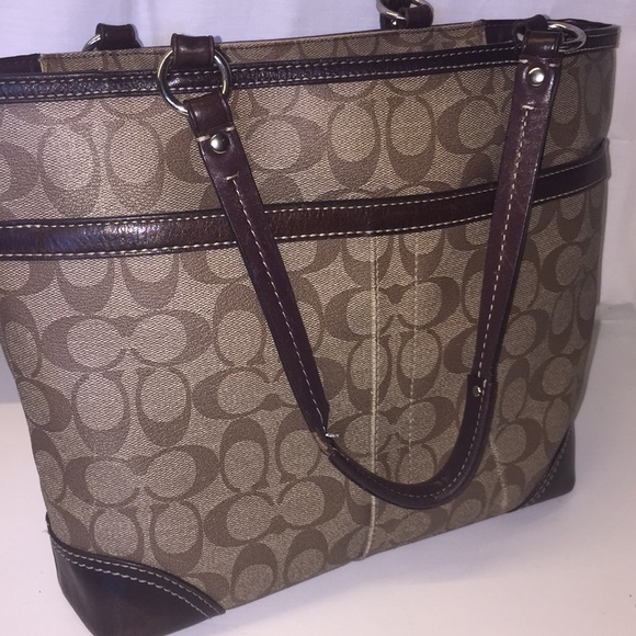 Coach Bags Classic Leather Coach Browntan Shoulder Purse Poshmark